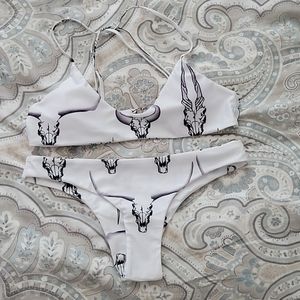 Skull swim suit